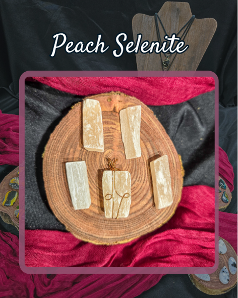 Peach Selenite